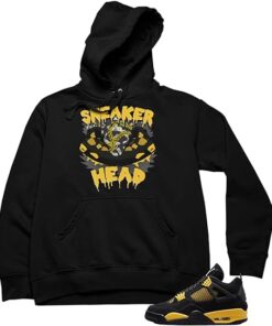 Hoodie To Match Jordan 4 Thunder Colors